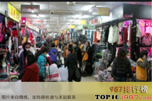 十大杭州购物中心之四季青中国服装第一街