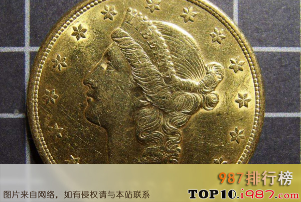 十大世界最贵的古钱币之圣高登斯双鹰币