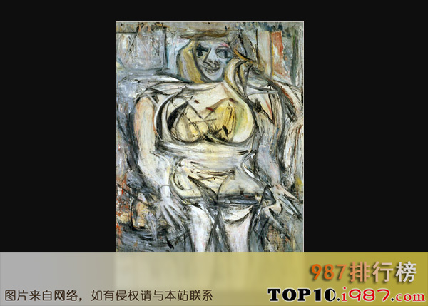 十大世界贵油画之《女人iii》