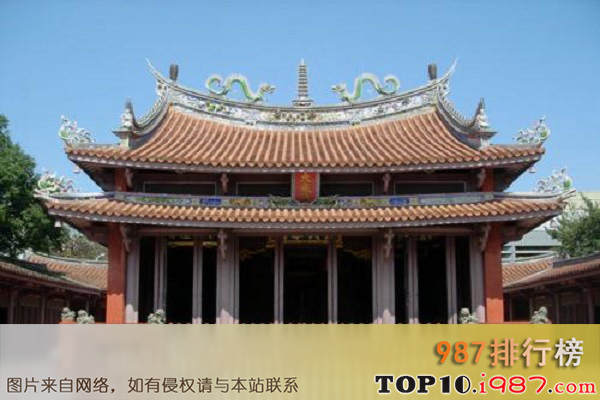 十大台湾标志性建筑之台南孔庙