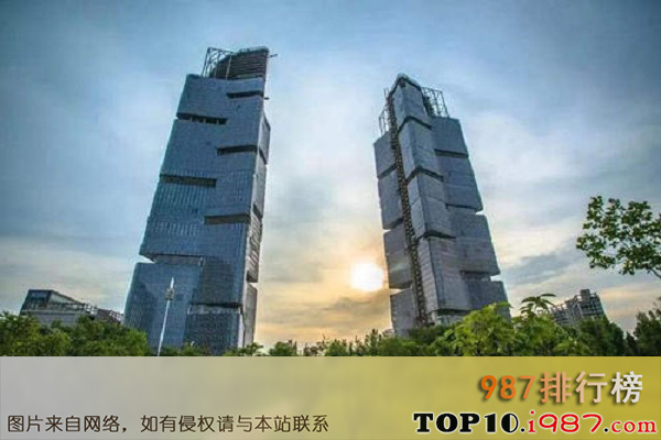 十大郑州标志性建筑之绿地双子塔