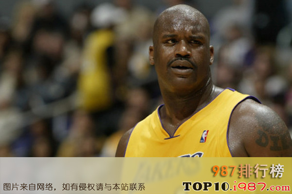 十大NBA篮球历史巨星之沙奎尔·奥尼尔