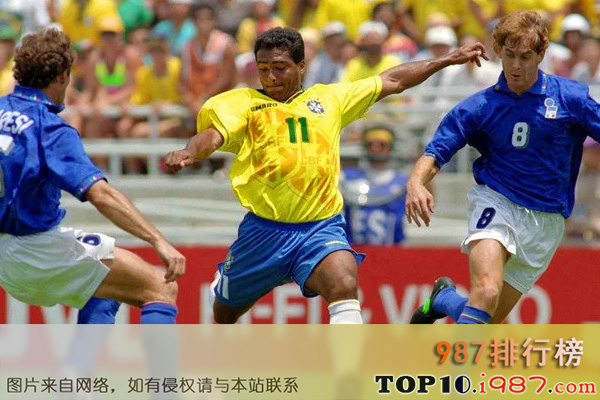 十大世界足坛史上巨星TOP10之索乌萨·罗马里奥