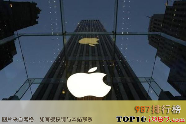 十大国际公认科技巨头之苹果