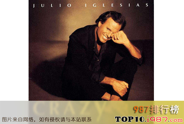 十大专辑畅销歌手之胡里奥·伊格莱西亚斯