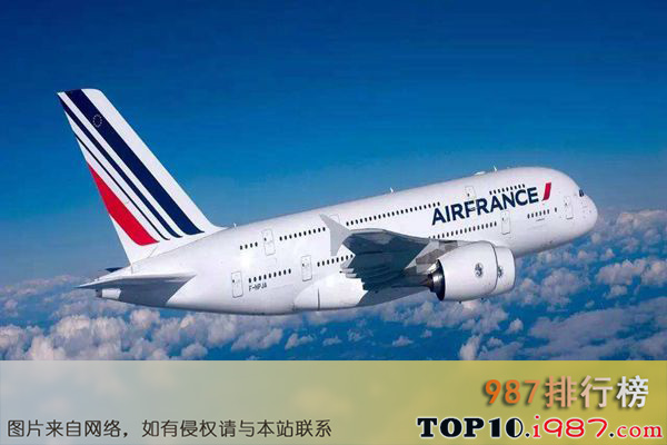 十大机上食物最佳的航空公司之法国航空