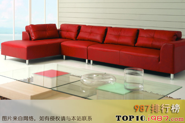 十大世界布艺沙发之红苹果家具