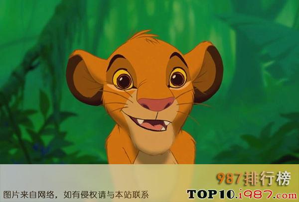 全球十大动画电影排行榜之狮子王