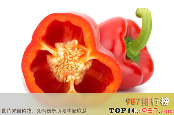 十大健康蔬菜之红甜椒