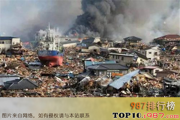 十大世界史上最强的地震之东日本大地震