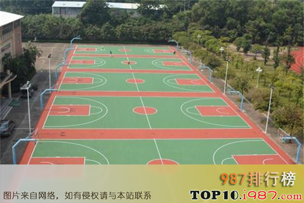 十大湛江健身场所之南三镇木渭村网红篮球场