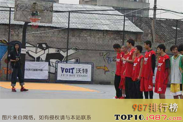 十大荆州运动健身场所之全明星篮球公园天圣馆