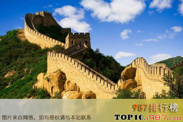 中国十大最受欢迎的景点之长城