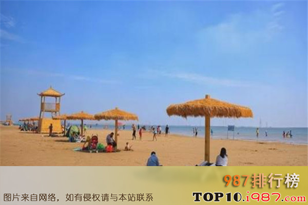 十大沧州风景名胜之沧海文化风景区十里金沙滩