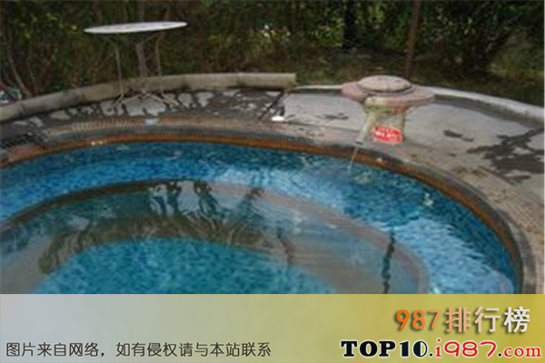 十大阳江健身场所之春都温泉度假村游泳池