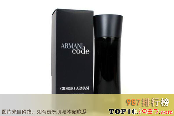 十大公认最好闻的男士香水之阿玛尼黑色密码