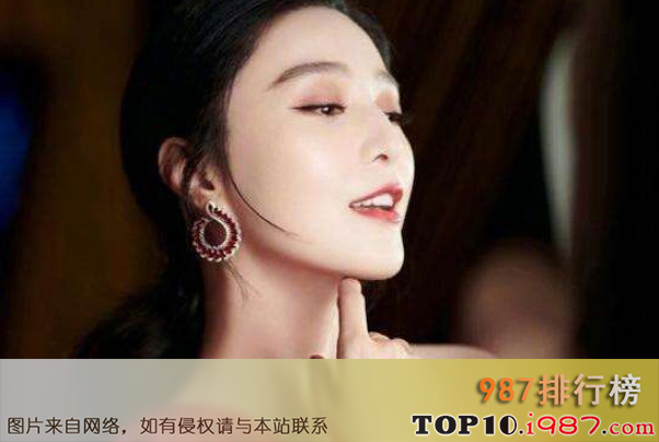 中国十大美女明星排行榜（2020年）之范冰冰