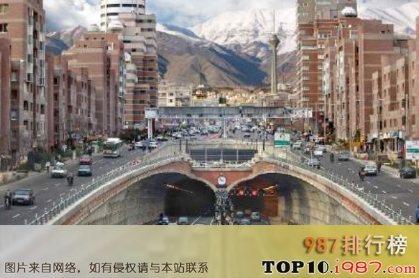 十大亚洲发达三线城市之德黑兰