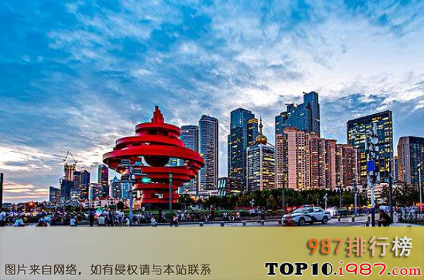 亚洲十大发达二线城市排行榜（2020年）之青岛