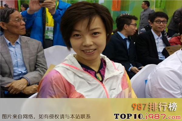 十大世界乒乓球运动员之张怡宁