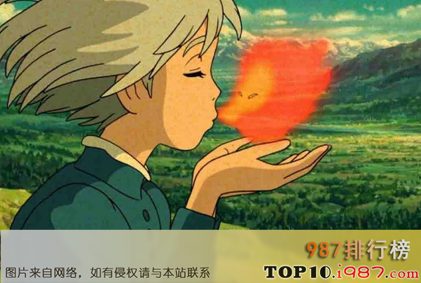 宫崎骏十大经典动画电影排行榜之哈尔的移动城堡