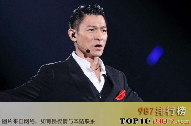 中国十大最受欢迎男歌手排行榜之刘德华