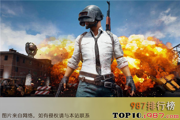 中国十大游戏排行榜推荐之绝地求生