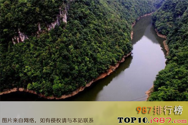 十大贵州著名景点之南江大峡谷