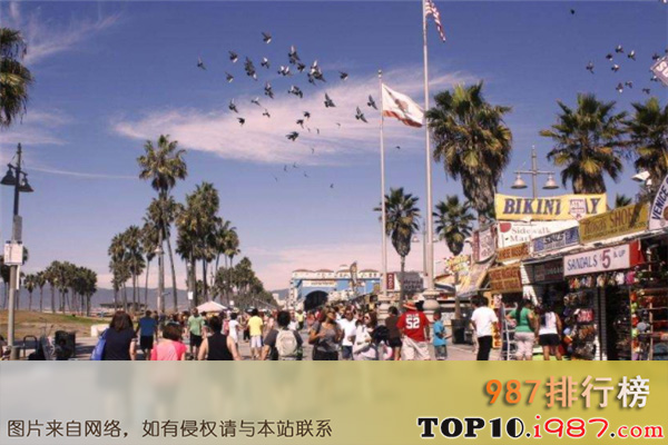 十大美国最受欢迎景点之威尼斯海滩