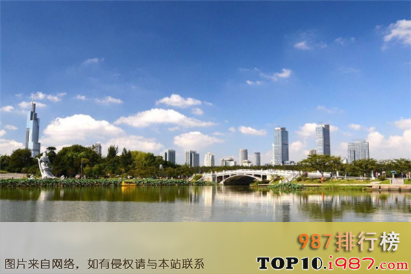 中国十大免费景点之玄武湖公园