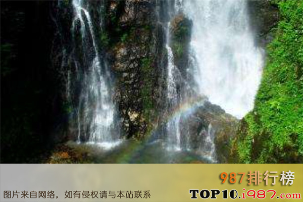 十大江西井冈山最好玩的景点之水口彩虹瀑