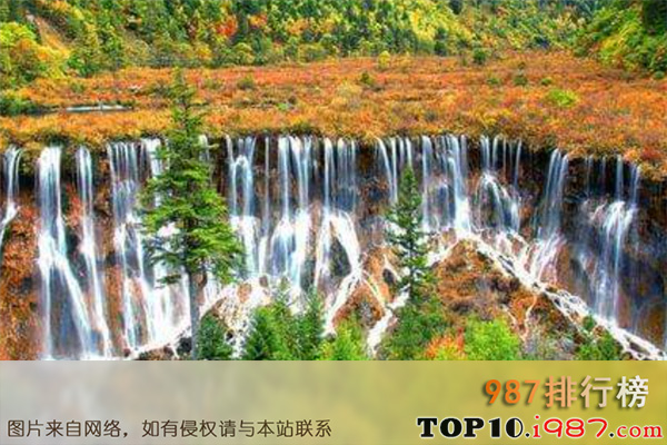 十大九寨沟景区主要景点之诺日朗瀑布