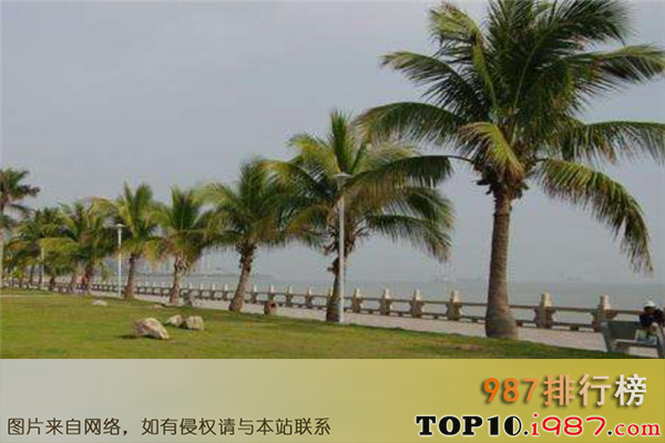 十大珠海最值得去的景点之珠海海滨公园