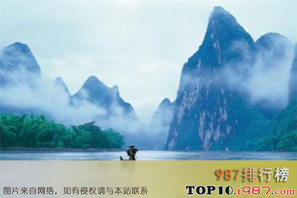 十大桂林最受欢迎景点之漓江