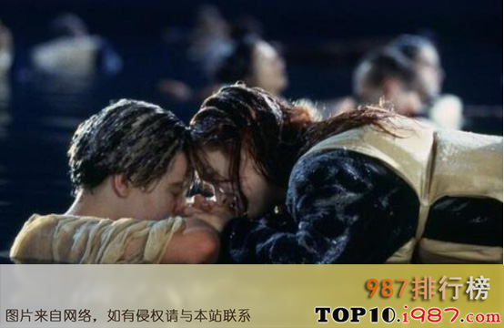 十大口碑最好爱情片排行榜之泰坦尼克号