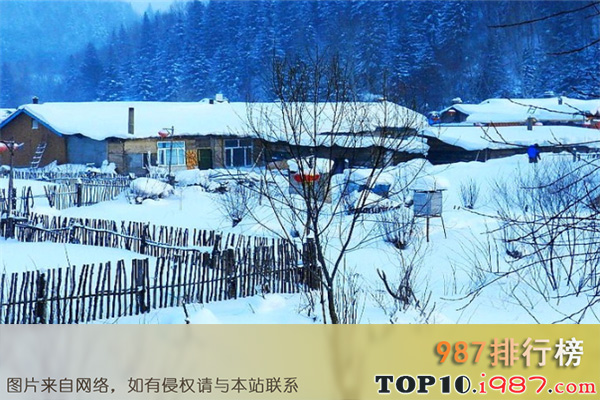 十大最美雪景景点之雪乡中国