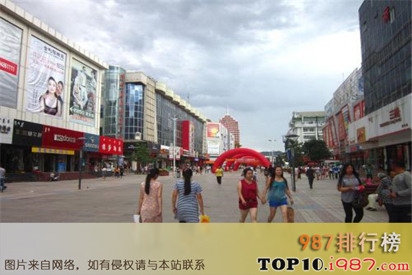 十大赤峰购物胜地之红山区商业步行街