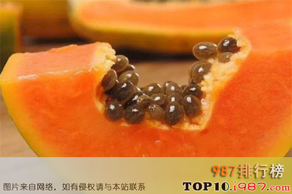 十大天然胰岛素水果之木瓜