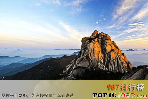 十大漳州港旅游必去景点之天柱山国家森林公园