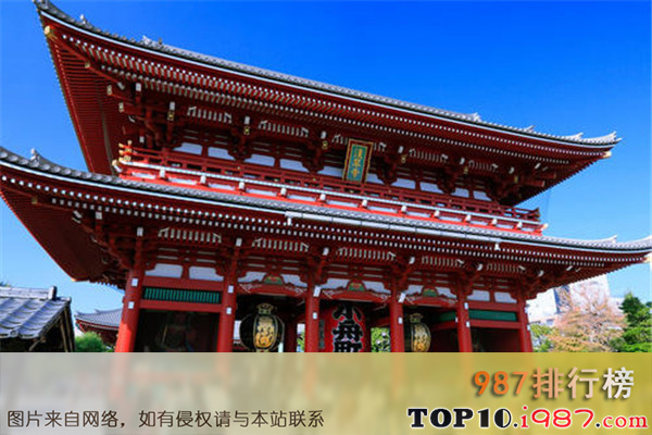 十大日本京都必去景点之浅草寺