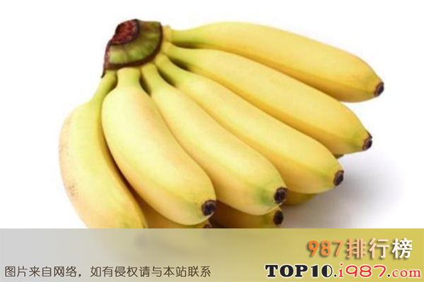 十大高蛋白水果排行榜之香蕉