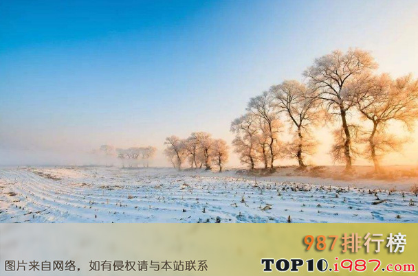 十大吉林冬季好去处之雾凇岛