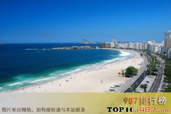 十大世界最美海滩之里约热内卢海滩