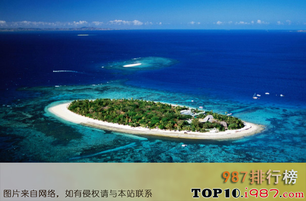 十大世界最美海滩之斐济群岛