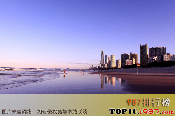 十大世界最美海滩之澳大利亚黄金海岸