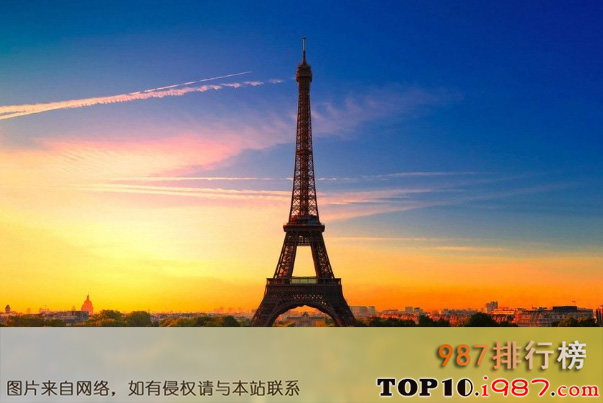 十大法国著名景点之埃菲尔铁塔