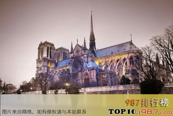 十大法国著名景点之巴黎圣母院