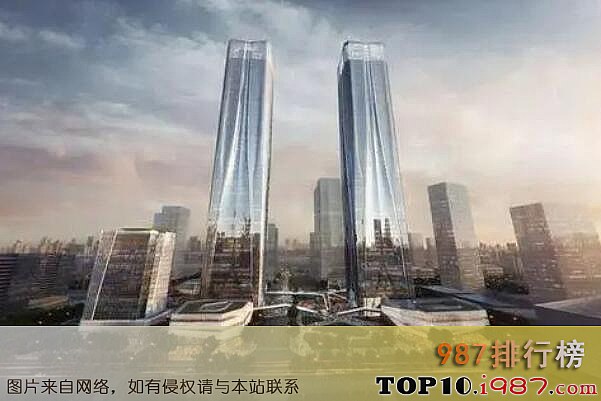 十大上海最高大楼之上海张江双子塔
