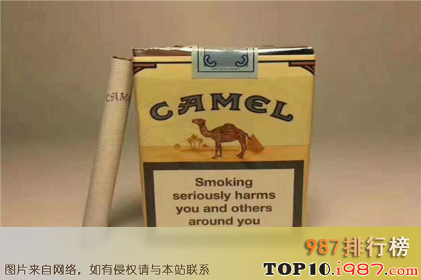 中国十大禁卖的烟之骆驼