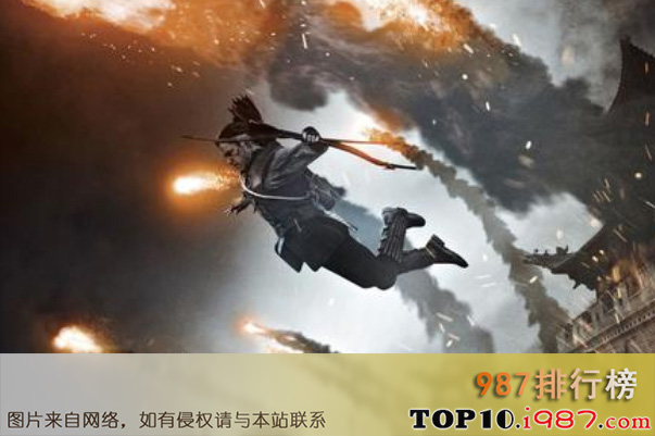 美国票房最高的十大中国电影排行榜之长城